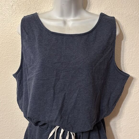 Pure Navy Sleeveless Romper XL - Picture 4 of 7